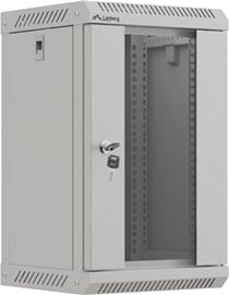 Lanberg Wf11 Series Rack Skap 300 X 300 With Glass Door Flat Pack Veggmonterbar Grå Ral 7035 9U 10" Lanberg Wf11 Series Rack Skap 300 X 300 With Glass Door Flat Pack Veggmonterbar Grå Ral 7035 9U 10"