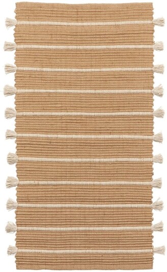 Broste Copenhagen Ezra teppe 70x140 cm Naturlig off-white Broste Copenhagen Ezra teppe 70x140 cm Naturlig off-white