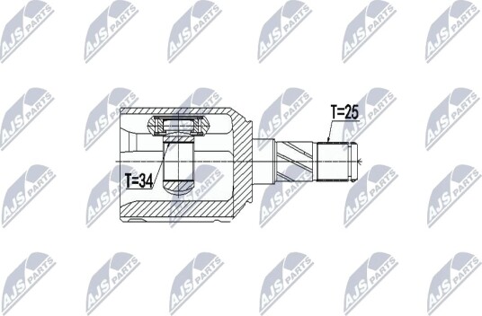 Nty Drivknute drivaksel NTY NPW CH 039