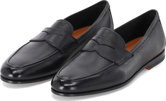 Santoni Herre Sko Svart 44 EU,