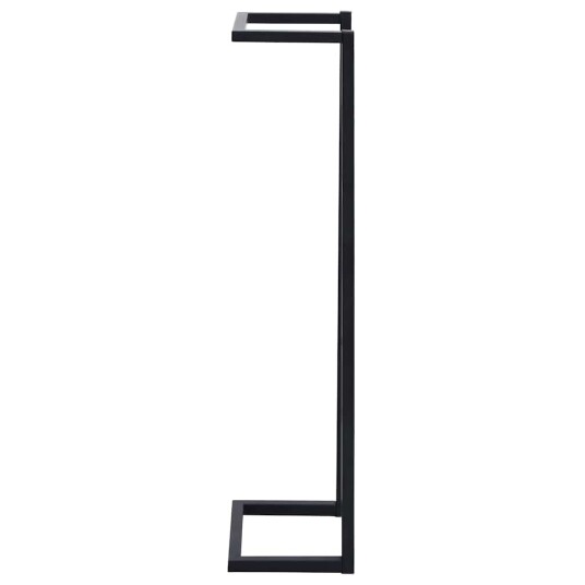 vidaXL Håndklestativ svart 25x20x95 cm jern