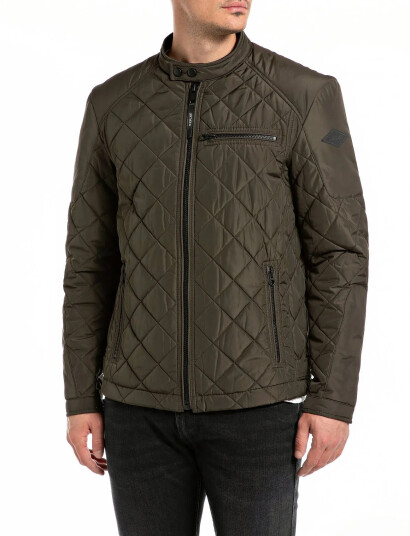 Replay Jacket Regular - Khaki green - L