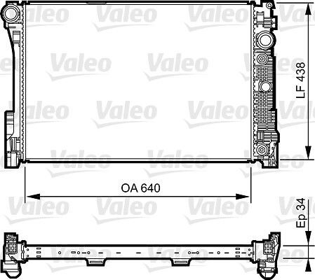 Radiator VALEO 735292