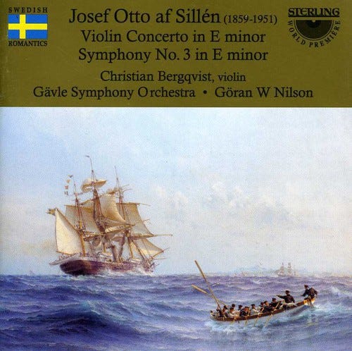 Sillen Bergqvist Nilson Galve Sym Orch Christian Bergqvist  Violin Concerto / Symphony 3  CD