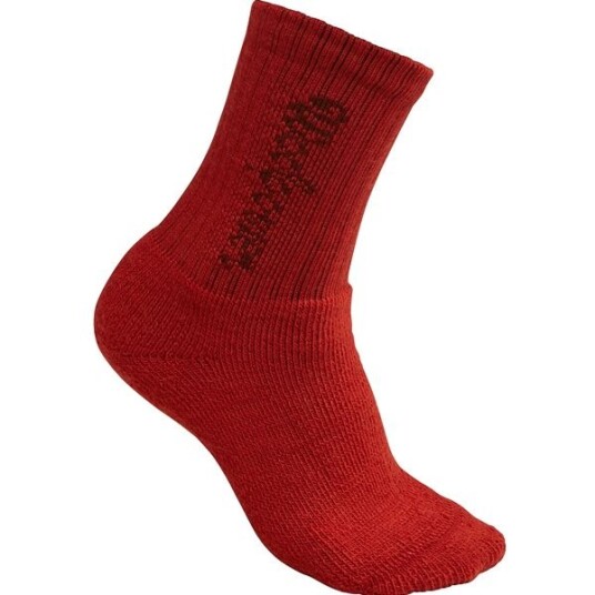 Woolpower Kids Socks Classic Logo 400 Autumn Red 25-27 Woolpower Kids Socks Classic Logo 400 Autumn Red 25-27