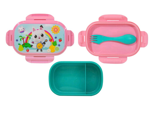 Stor Lunchbox with cutlery Gabby's Dollhouse  033708705