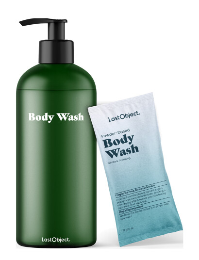 LastObject Body Wash Starter Kit   Green   450 ML