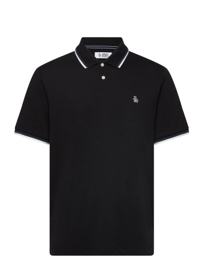 Original Penguin Tipped Polo Tncl Piq   Black   XL