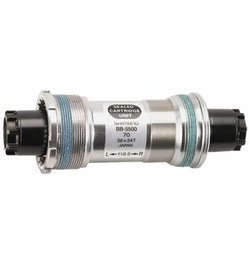 Shimano 105, 118,5/70mm Italienske Gjenger Octalink Kranklager