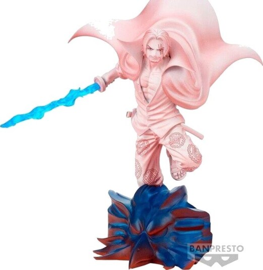 Banpresto One Piece Film Red Monkey D. Luffy og Shanks Figur 11 cm