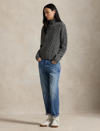 Polo Ralph Lauren 2/15 80-20 W/Cs Rws-Sweater-Pullove - Grey - S