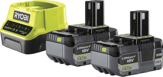 Ryobi Batterisett RC18120-242X One+ 18 v, 1 × 4.0 ah + 1 × 2.0 ah, Hurtiglader