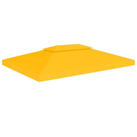 vidaXL Dobbel toppduk til paviljong 310 g/m² 4x3 m gul vidaXL Dobbel toppduk til paviljong 310 g/m² 4x3 m gul