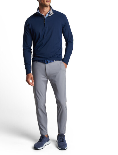 Peter Millar Stealth Performance Quarter-Zp - Navy - M