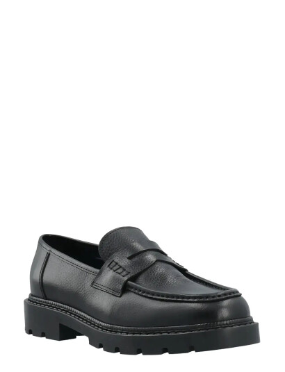 Bianco Biajeff Penny Loafer Texas Tumbled - Black - 43 Bianco Biajeff Penny Loafer Texas Tumbled - Black - 43