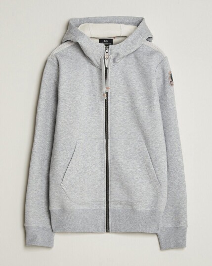 Parajumpers Charlie Super Easy Full Zip Ash Grey Melange