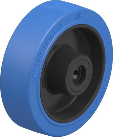 Blickle 308403 Poev 100/12R-Sb Plast Hjul - Hjuldiameter 100 Mm, Bæreevne (Maks.) 200 Kg, 1 Stk