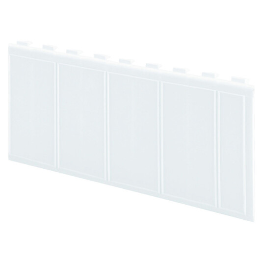 COVER PROFILE - WHITE - 6,5 MODULES