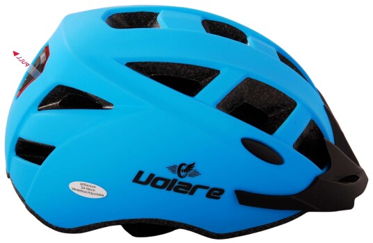Volare Bicycle Helmet Blue w/LED 54-58 cm 1128