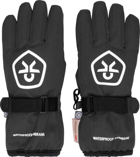 Color Kids Gloves Waterproof Black 4 6Y