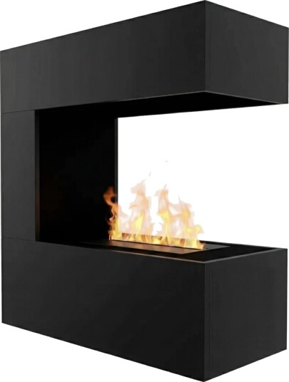 Glow Fire Elektrisk Peis Schiller Wall OMC 400 - Sort
