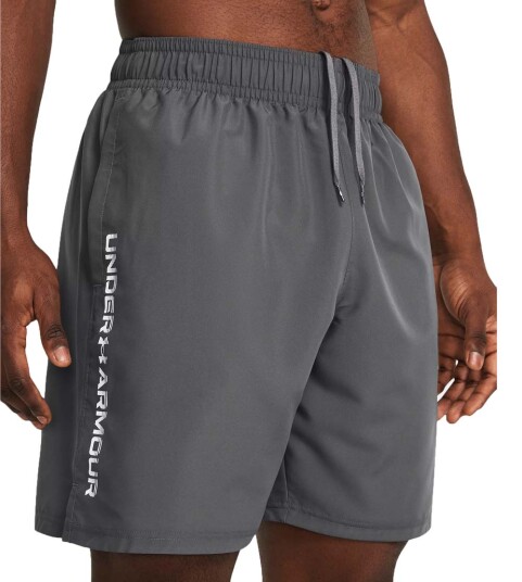 Under Armour Men's UA Tech Woven Wordmark Shorts Castlerock Castlerock/White XL