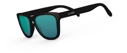 Goodr Sunglasses Vincent's Absinthe Night Terrors OneSize, Black/Teal Goodr Sunglasses Vincent's Absinthe Night Terrors OneSize, Black/Teal