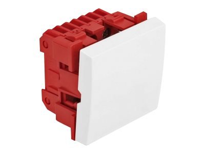 Delock - Easy 45 - Push-Button Switch - 1 Rocker - 10 A - Ac 250 V - Hvit, Ral 9003