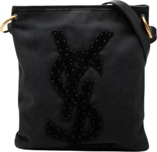 Yves Saint Laurent Vintage Dame Pre owned Svart ONE SIZE,