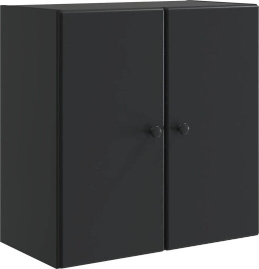 vidaXL Vegghengt skap Svart 59 x 31 x 60 cm Konstruert tre vidaXL Vegghengt skap Svart 59 x 31 x 60 cm Konstruert tre