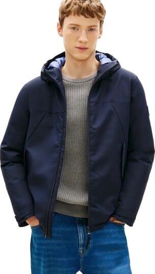 Tommy Hilfiger Tech Hooded Short Padded Jacket Navy XXL