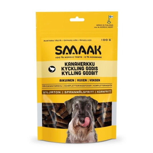 Smaak Dog Godbiter Kylling 100G