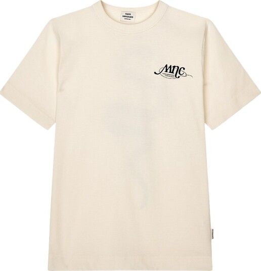 Mads Nørgaard Dry Single Theo Tee   Cream   176