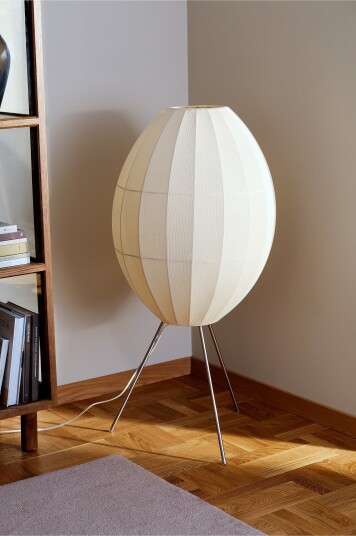 Jotex ELENI gulvlampe Beige/krom Kjøp Gulvlamper hos Jotex