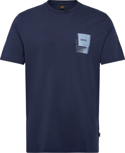 BOSS Te_Plain Navy S