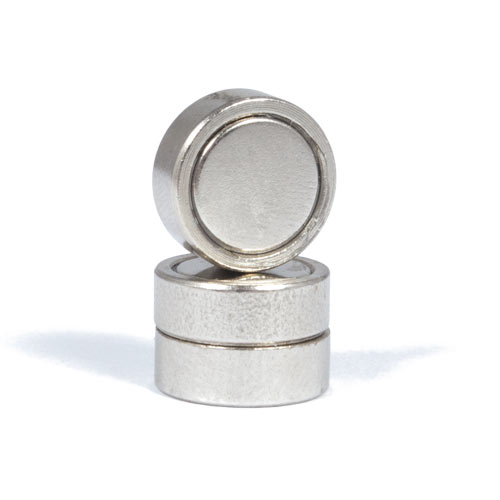 Forsterket disk magnet Ø 13 x 4,5 mm | Kraftige potmagneter