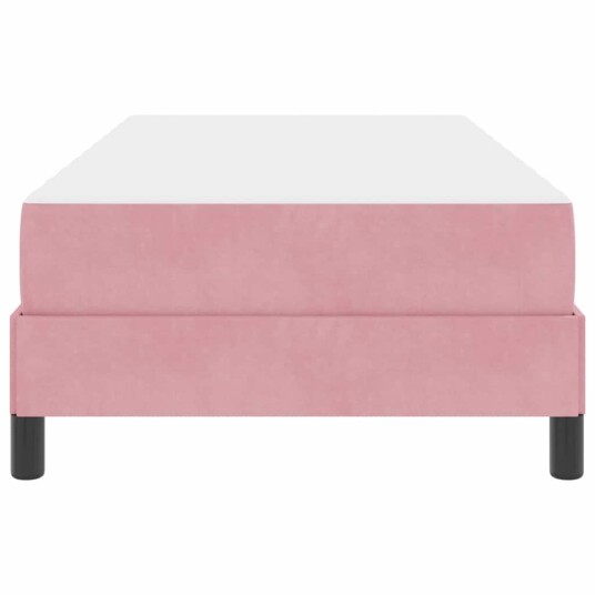 Kontinentalseng med madrass Rosa 100 x 220 cm Fløyel