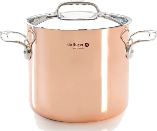 De Buyer Prima Matera høy gryte med lokk induksjon 20 cm De Buyer Prima Matera høy gryte med lokk induksjon 20 cm