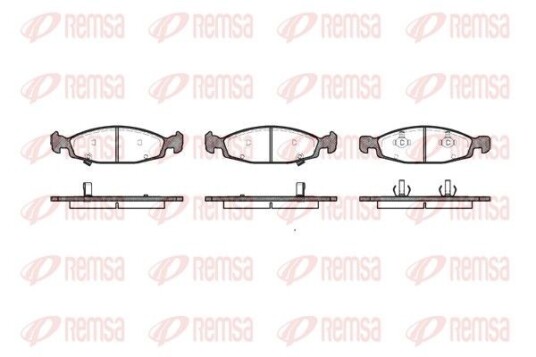 Bremseklosser REMSA 0736.02 Bremseklosser REMSA 0736.02