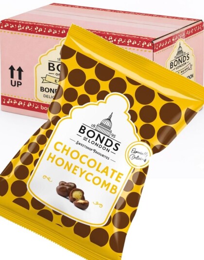12 stk Chocolate Honeycombs   Bonds of London   Hel Eske UK
