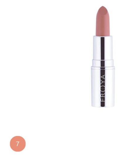 Frøya Cosmetics Tinted Lipstic no 8. Varm rosa med orangetone matt