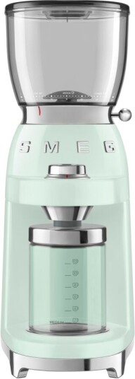 Smeg 50's Style kaffekvern med resirkulert materiale Pastellgrønn Smeg 50's Style kaffekvern med resirkulert materiale Pastellgrønn