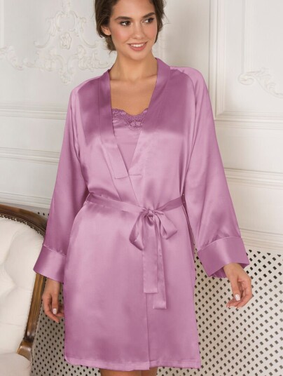 Lady Avenue Pure Silk Kimono M