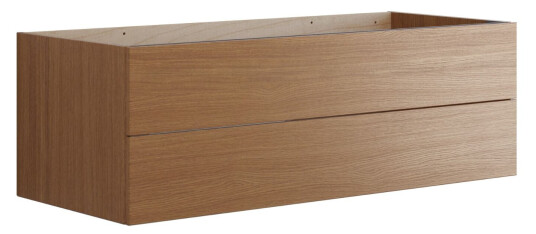 Dansani Calidris Glatt Servantskap 2 Skuff D50cm Gyllen eik / 120cm Dobbel DA-C25-1074