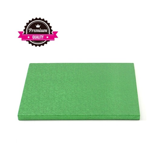 Kake Drum Kvadrat Grønn 30cm Kake Drum Kvadrat Grønn 30cm