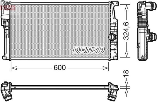 Radiator DENSO DRM05017