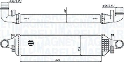 MAGNETI MARELLI 351319205420 Intercooler MAGNETI MARELLI 351319205420 Intercooler