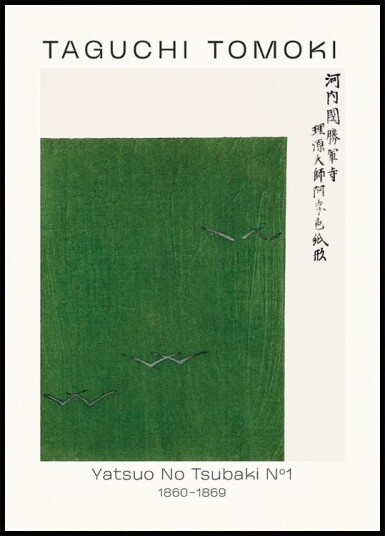 Yatsuo No Tsubaki No 1 Taguchi Tomoki 1860–1869 Plakat Plakat / 30x40cm