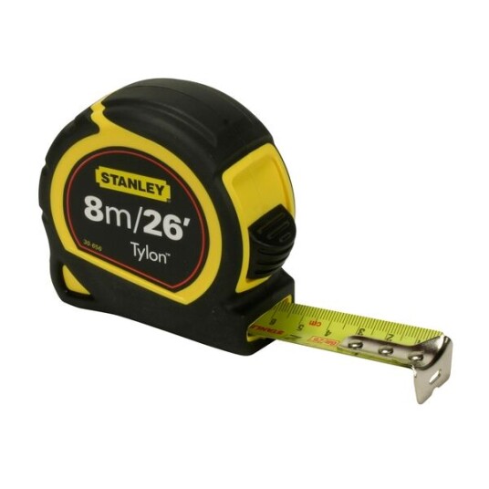 Stanley Målebånd 8m tylon 0 30 656