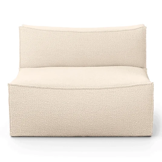 Ferm Living Catena Sofa Center L100 Wool Boucle   Off white